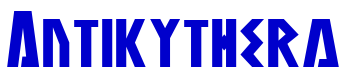 Antikythera 字体