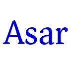 Asar 字体