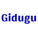 Gidugu 字体