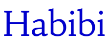 Habibi 字体