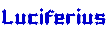 Luciferius 字体