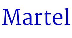 Martel 字体