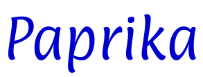 Paprika 字体