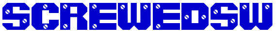 ScrewedSW 字体