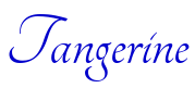 Tangerine 字体