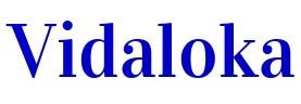 Vidaloka 字体