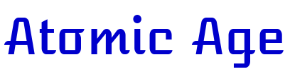 Atomic Age 字体