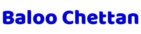 Baloo Chettan 字体