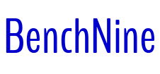 BenchNine 字体