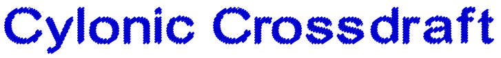 Cylonic Crossdraft 字体