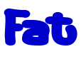 Fat 字体