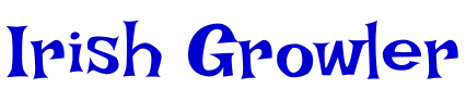 Irish Growler 字体