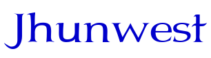 Jhunwest 字体