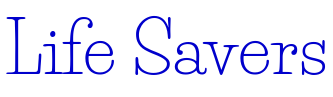 Life Savers 字体