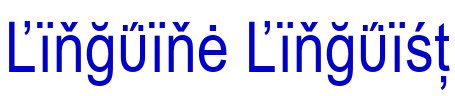 Linguine Linguist 字体