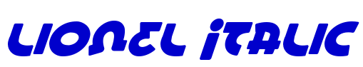 Lionel Italic 字体