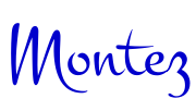 Montez 字体