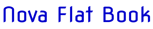 Nova Flat Book 字体