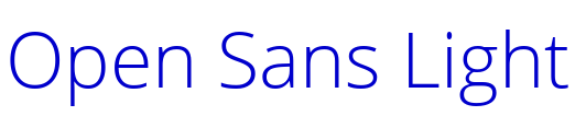 Open Sans Light 字体
