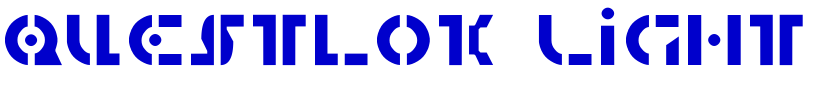 Questlok Light 字体