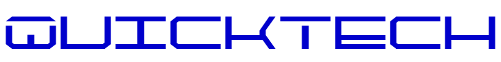 QuickTech 字体