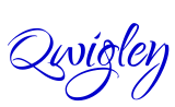 Qwigley 字体