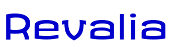 Revalia 字体