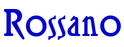 Rossano 字体