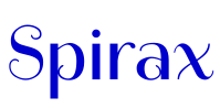 Spirax 字体