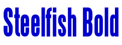 Steelfish Bold 字体