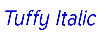 Tuffy Italic 字体
