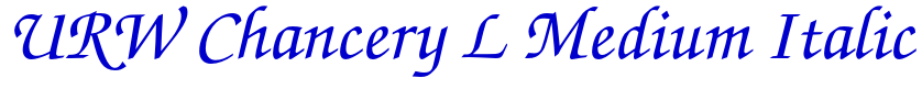 URW Chancery L Medium Italic 字体