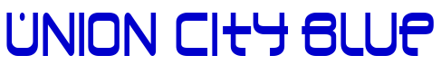 Union City Blue 字体