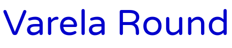 Varela Round 字体
