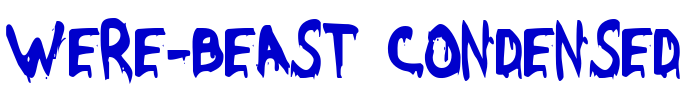 Were-Beast Condensed 字体