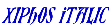 Xiphos Italic 字体