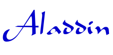 Aladdin 字体