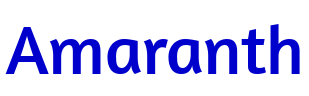 Amaranth 字体