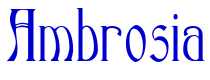 Ambrosia 字体
