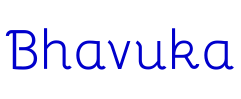 Bhavuka 字体