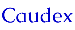 Caudex 字体