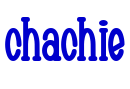 Chachie 字体