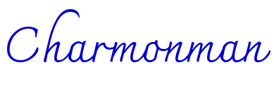 Charmonman 字体