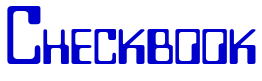 Checkbook 字体