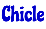 Chicle 字体
