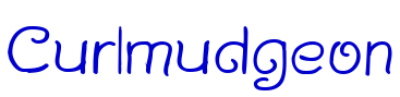 Curlmudgeon 字体