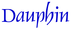Dauphin 字体