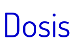 Dosis 字体