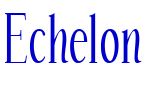 Echelon 字体