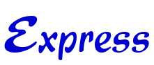 Express 字体